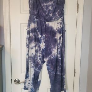 Plus Size Sleeveless Romper